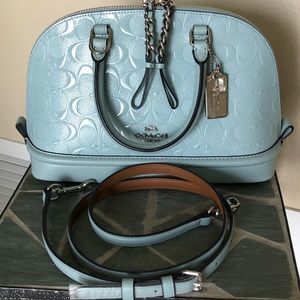 COACH Sierra Satchel & Crossbody $325 Logo Leather